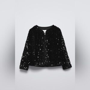 NWT ZARA KIDS SEQUIN JACKET